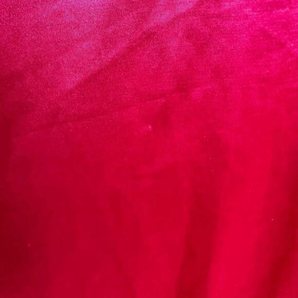 NWT Ieena for Mac Duggal Womens Hot Pink Rhinestone Beaded Strap Satin Dress 2 - Picture 9 of 12